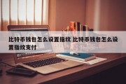 比特币钱包怎么设置指纹 比特币钱包怎么设置指纹支付