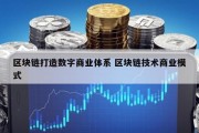 区块链打造数字商业体系 区块链技术商业模式