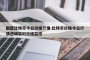 鹤壁比特币今日价格行情 比特币价格今日行情透明实时价格监控