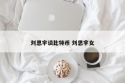 刘思宇谈比特币 刘思宇女